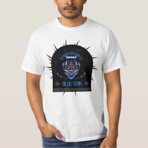 Camiseta Cyber Security Blue Team Lone Guardian