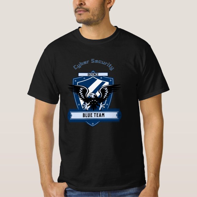 Camiseta Cyber Security Blue Team Sentinel Watch (Frente)