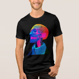 Camiseta Cyber Skull - Arte da Anatomia Futurística
