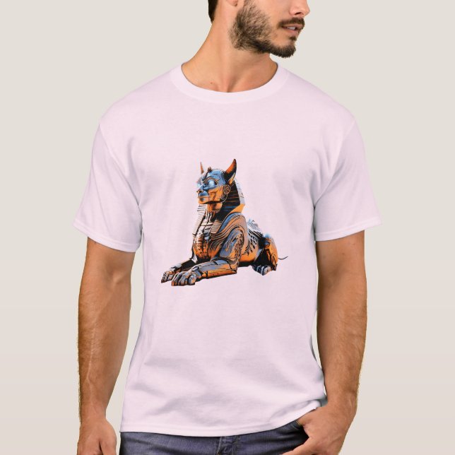 Camiseta Cyber Sphinx Guardian (Frente)