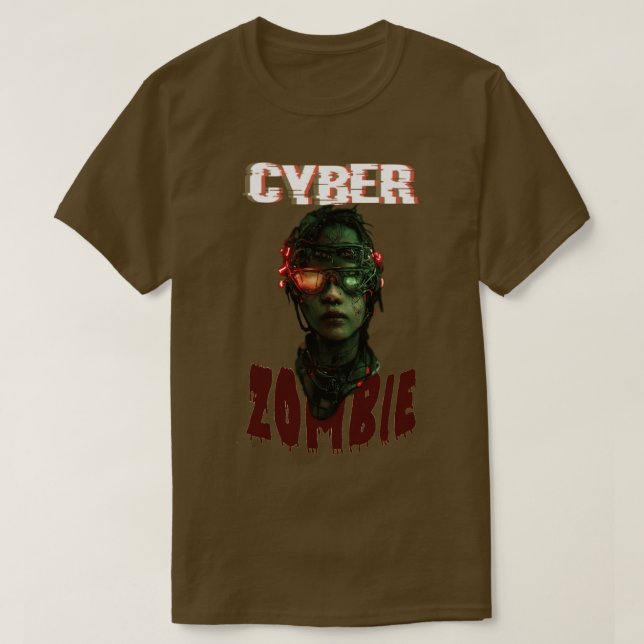 Camiseta Cyber Zombie (Frente do Design)