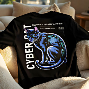 Camiseta Cybercat Predador Supremo - Presente de Ficção Cie