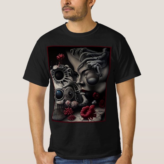 Camiseta "Cybernetic Bloom" (Frente)