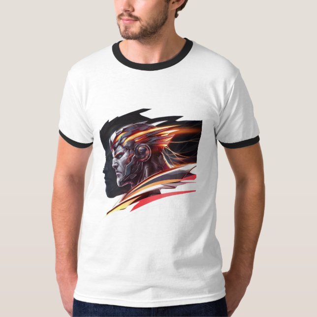Camiseta Cybernetic Conflict (Frente)