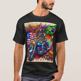 Camiseta Cybernetic Knight: The Journey of Nations