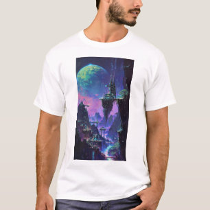 Camiseta Cyberpunk 1980s Retro - Camisa-T
