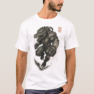 Camiseta Cyberpunk Crocodile Hunter