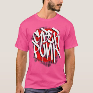 Camiseta Cyberpunk Grafite Street Art Gamer Cyber Punk Fut