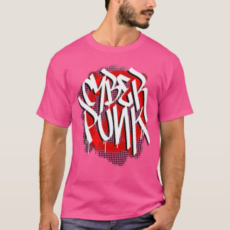 Camiseta Cyberpunk Grafite Street Art Gamer Cyber Punk Fut