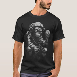 Camiseta Cyberpunk Kendama Monkey Kendama Fan