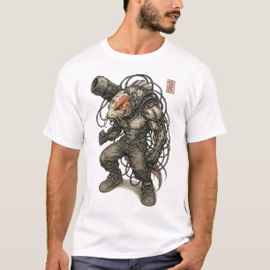 Camiseta Cyberpunk Koi Assassin