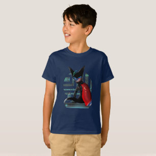 Camiseta Cyberpunk Ninja do gato Siamese