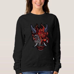 Camiseta Cyberpunk Oni Demon Japonês 1
