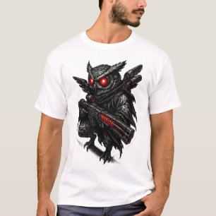 Camiseta Cyberpunk Owl (Furtivo)