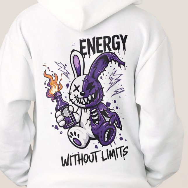Camiseta Cyberpunk Rabbit Graphic - Energy Without Limits S (Cyberpunk Rabbit Graphic hoodie )