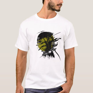 Camiseta Cyberpunk Samurai Grunge Japonês Graphic Tee