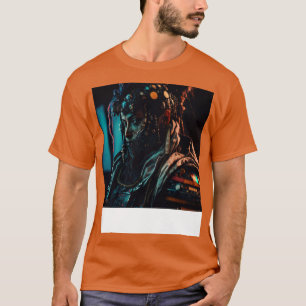 Camiseta Cyberpunk Samurai Warrior A I Gerou Artefato