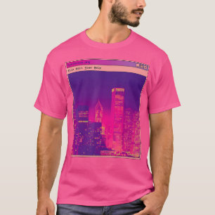 Camiseta Cyberpunk Synthwave Futurística Art