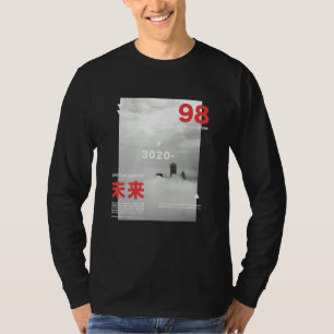 Camiseta Cyberpunk Tokyo Streetwear Aesthet