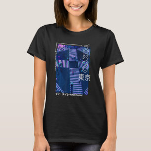 Camiseta Cyberpunk Tokyo Streetwear Aesthet Japonês
