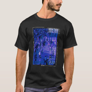 Camiseta Cyberpunk Tokyo Streetwear Aesthet Japonês