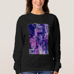 Camiseta Cyberpunk Tokyo Streetwear Aesthet Japonês