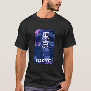 Camiseta Cyberpunk Tokyo Streetwear Aesthet Japonês