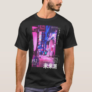 Camiseta Cyberpunks Tokyo Streetwear Aestic Gra