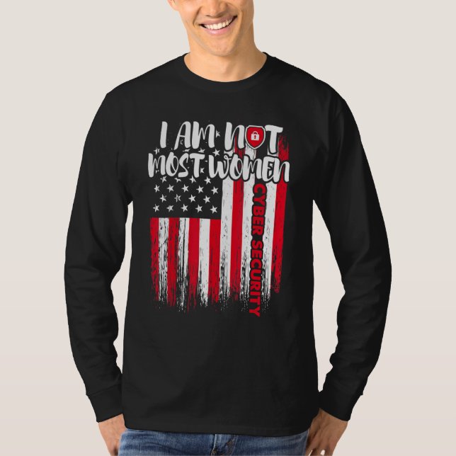 Camiseta Cybersecurity IT Analyst Certified Tech Security 1 (Frente)