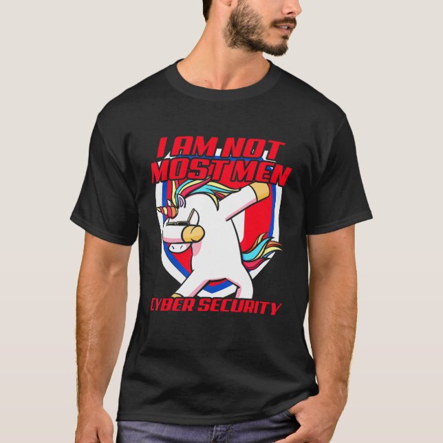Camiseta Cybersecurity IT Analyst Certified Tech Security 1 (Frente)