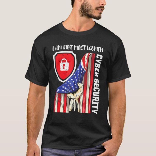 Camiseta Cybersecurity IT Analyst Certified Tech Security 2 (Frente)