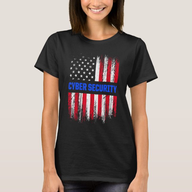 Camiseta Cybersecurity IT Analyst Certified Tech Security 6 (Frente)