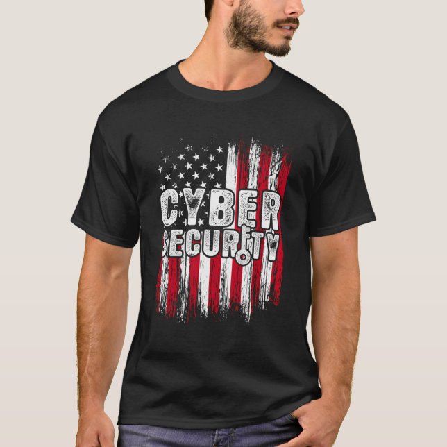 Camiseta Cybersecurity IT Analyst Educa Tech Se Certificada (Frente)