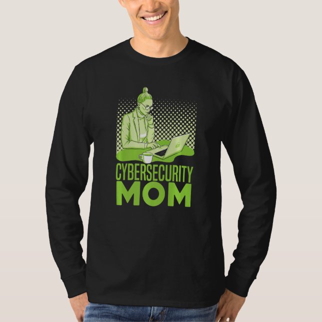 Camiseta Cybersecurity Mom  Software Engineer Programming C (Frente)