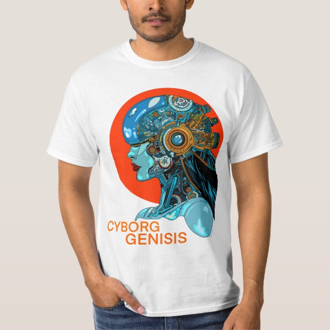 Camiseta Cyborg Genesis: The Birth of Steel & Soul (Frente)