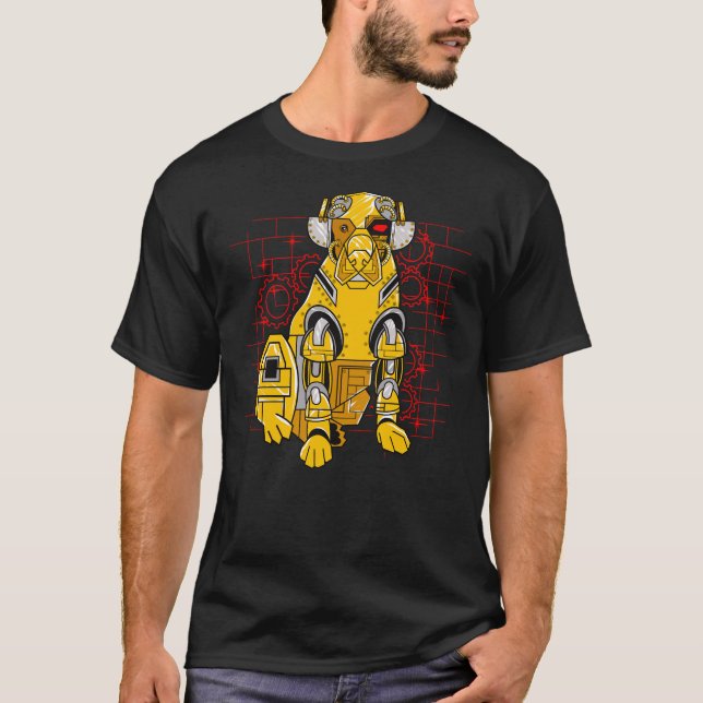 Camiseta Cyborg Labrador (Frente)