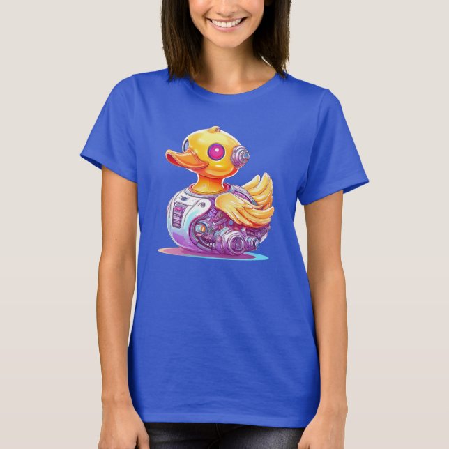 Camiseta Cyborg Rubber Duck Women's (Frente)