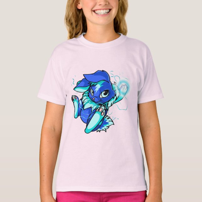 Camiseta Cybunny Amarelo com Estrelas (Frente)