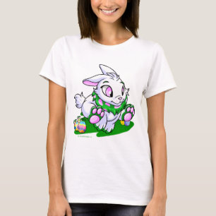 Camiseta Cybunny verde que compete através dos neggs