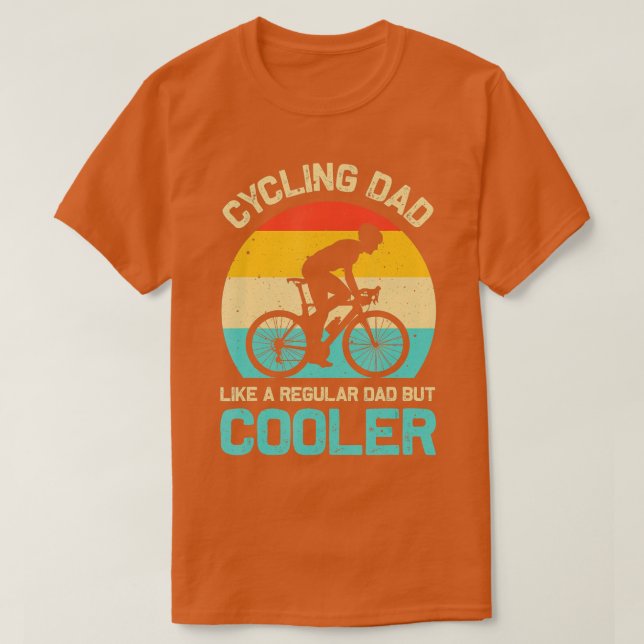 Camiseta Cycling Dad Like A Regular Dad But Cooler Funny Cy (Frente do Design)