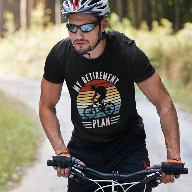 Camiseta Cycling is my Retirament Plan (Criador carregado)