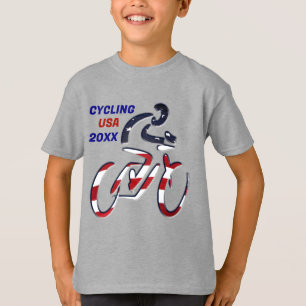 Camiseta CYCLING Patriótico dos EUA