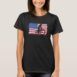 Camiseta Cycling Road Bike Us Flag Ciclo 1
