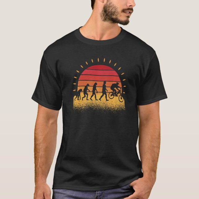 Camiseta Cyclist Biker Biking Road Bike Cycling Evolution (Frente)