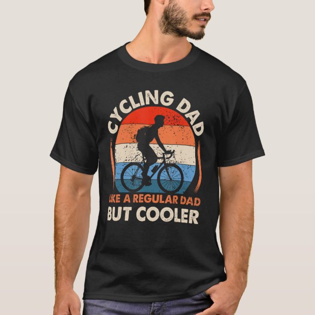 Camiseta Cyclist Father's Day Funny Cycling Dad Bike Rider  (Frente)