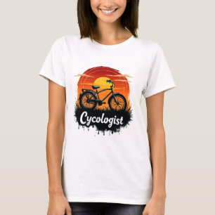 Camiseta Cycologist Bike Adventure: Teto Gráfico Sunset