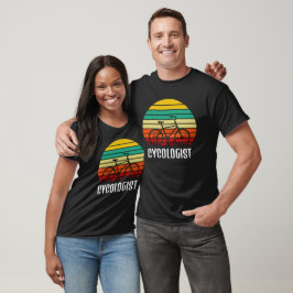 Camiseta Cycologist - Engraçado Ciclo Vintage