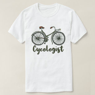 Camiseta Cycologist Funny Bike Bicicleta Ciclografando Pres