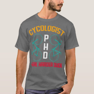 Camiseta Cycologist PHD pedal mais forte cara TShirt Classi