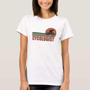 Camiseta Cycologist tem um ciclismo engraçado dizendo